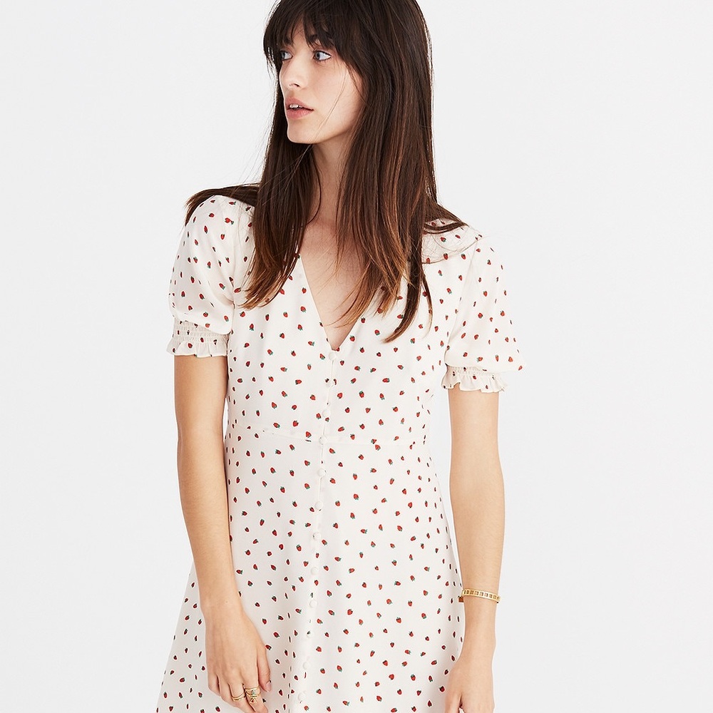 Madewell Dress in Fresh Strawberries